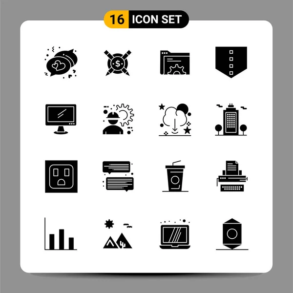 Set Universal Creative Icons Simply Vector Illustrations Web Mobile Apps — Stock Vector