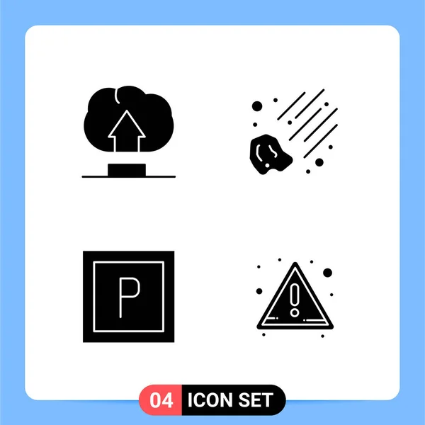 Conjunto Iconos Creativos Universales Simplemente Vector Ilustraciones Para Aplicaciones Web — Vector de stock