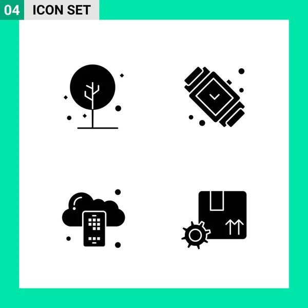 Set Universal Creative Icons Simply Vector Illustrations Web Mobile Apps — Stock Vector