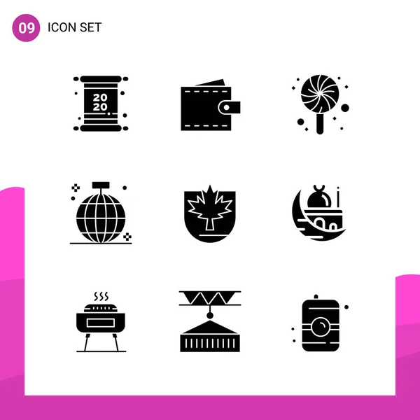 Conjunto Iconos Creativos Universales Simplemente Vector Ilustraciones Para Aplicaciones Web — Vector de stock