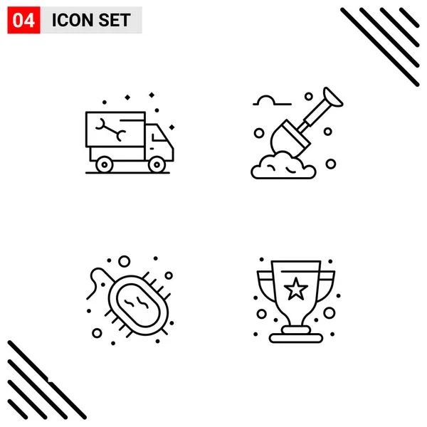 Set of 25 Universal Business Icons Vector — Stock Vector