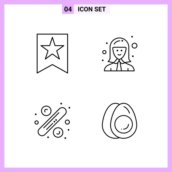 Set Universal Creative Icons Simply Vector Illustrations Web Mobile Apps — Stock Vector