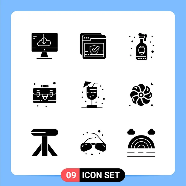 Conjunto Iconos Creativos Universales Simplemente Vector Ilustraciones Para Aplicaciones Web — Vector de stock