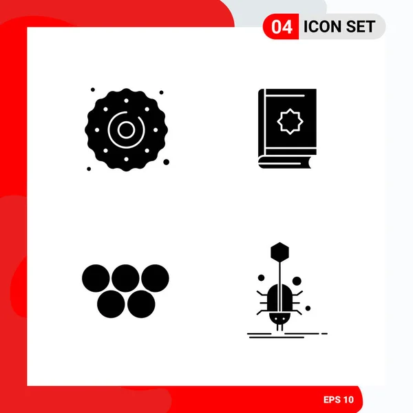 Conjunto Iconos Creativos Universales Simplemente Vector Ilustraciones Para Aplicaciones Web — Vector de stock