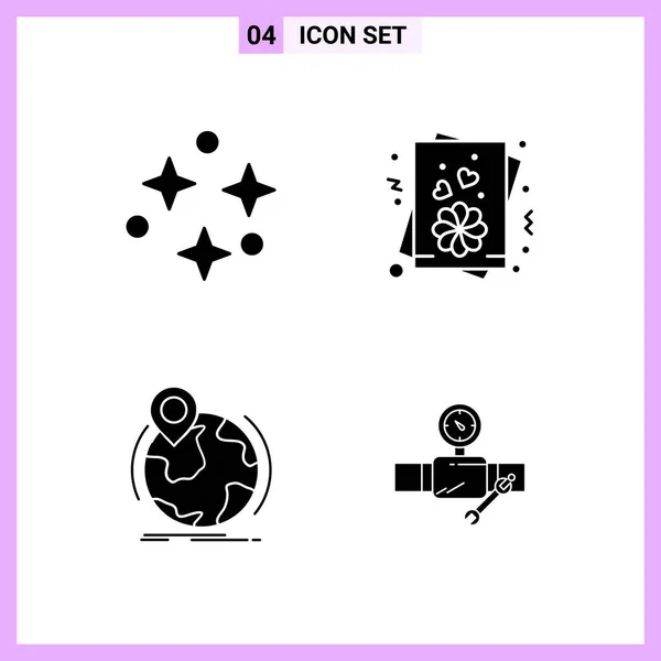 Set Universal Creative Icons Simply Vector Illustrations Web Mobile Apps — Stock Vector