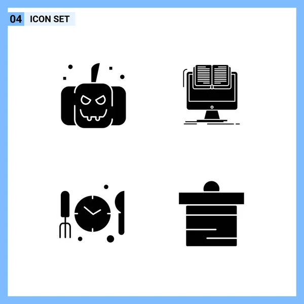 Conjunto Iconos Creativos Universales Simplemente Vector Ilustraciones Para Aplicaciones Web — Vector de stock