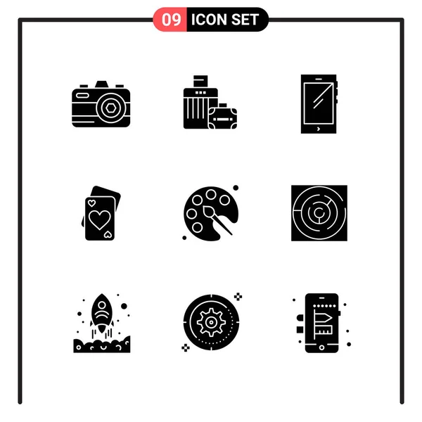 Conjunto Iconos Creativos Universales Simplemente Vector Ilustraciones Para Aplicaciones Web — Vector de stock