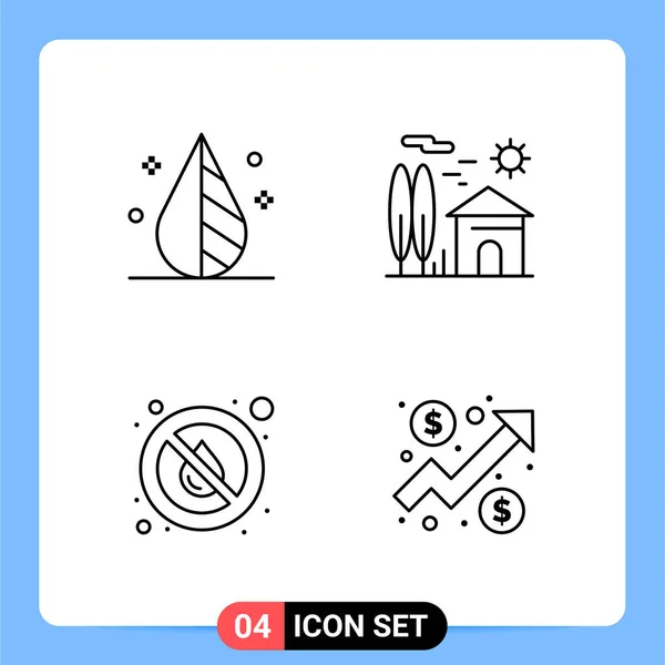 Set Universal Creative Icons Simply Vector Illustrations Web Mobile Apps — Stock Vector