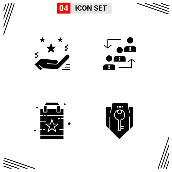 Conjunto Iconos Creativos Universales Simplemente Vector Ilustraciones Para Aplicaciones Web — Vector de stock