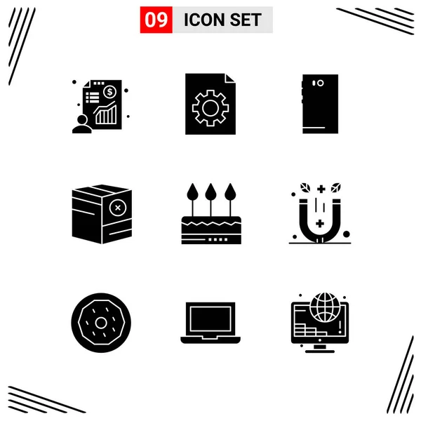 Set de 25 iconos de negocio universales Vector — Vector de stock