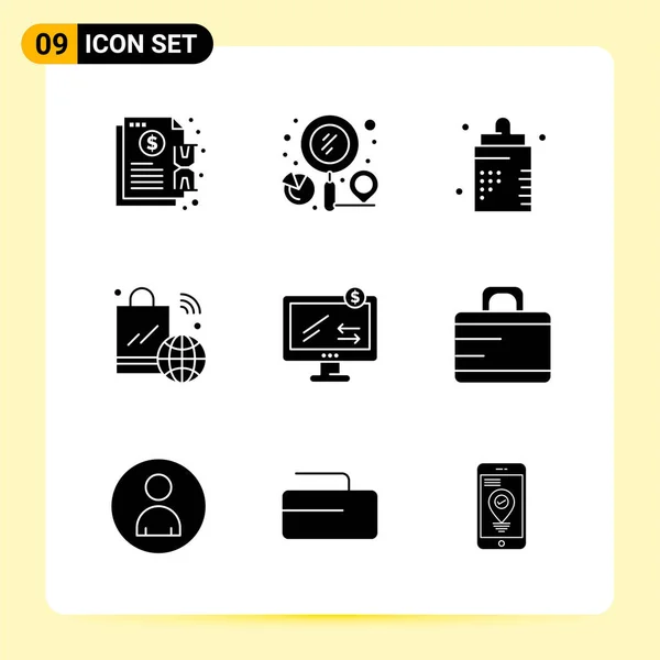 Set Universal Creative Icons Simply Vector Illustrations Web Mobile Apps — Stock Vector