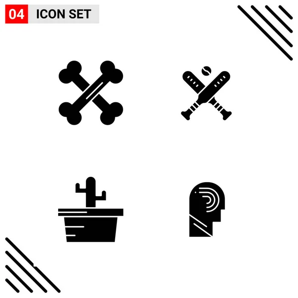 Conjunto Iconos Creativos Universales Simplemente Vector Ilustraciones Para Aplicaciones Web — Vector de stock