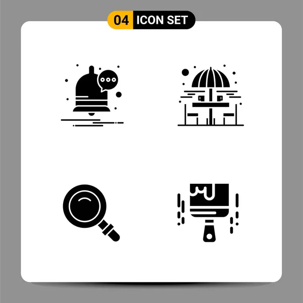 Conjunto Iconos Creativos Universales Simplemente Vector Ilustraciones Para Aplicaciones Web — Archivo Imágenes Vectoriales