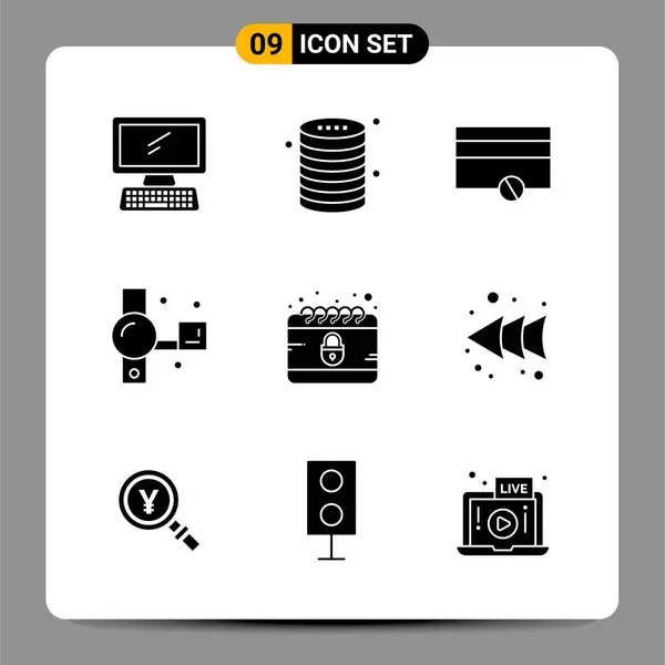 Set Universal Creative Icons Simply Vector Illustrations Web Mobile Apps — Stock Vector