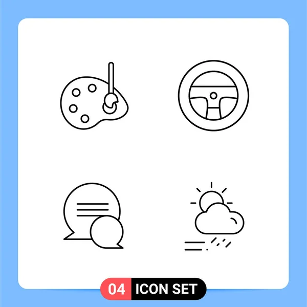 Set dari 25 Universal Business Icons Vector - Stok Vektor