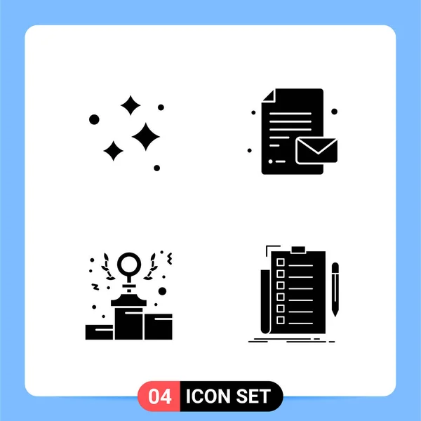 Conjunto Iconos Creativos Universales Simplemente Vector Ilustraciones Para Aplicaciones Web — Archivo Imágenes Vectoriales