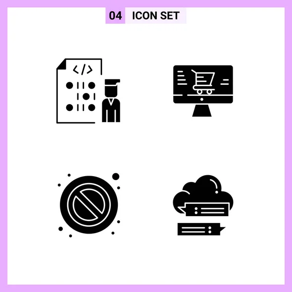 Set Universal Creative Icons Simply Vector Illustrations Web Mobile Apps — Stock Vector