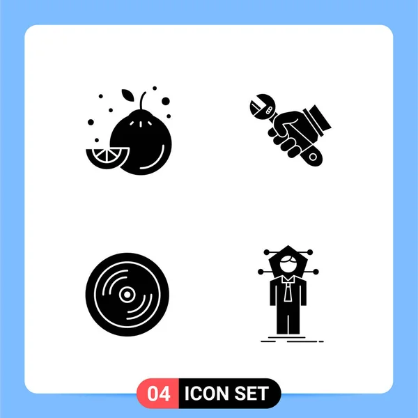 Conjunto Iconos Creativos Universales Simplemente Vector Ilustraciones Para Aplicaciones Web — Vector de stock