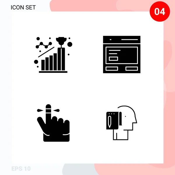 Set Universal Creative Icons Simply Vector Illustrations Web Mobile Apps — Stock Vector