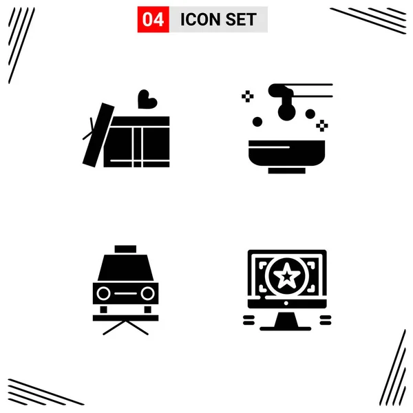 Set Universal Creative Icons Simply Vector Illustrations Web Mobile Apps — Stock Vector