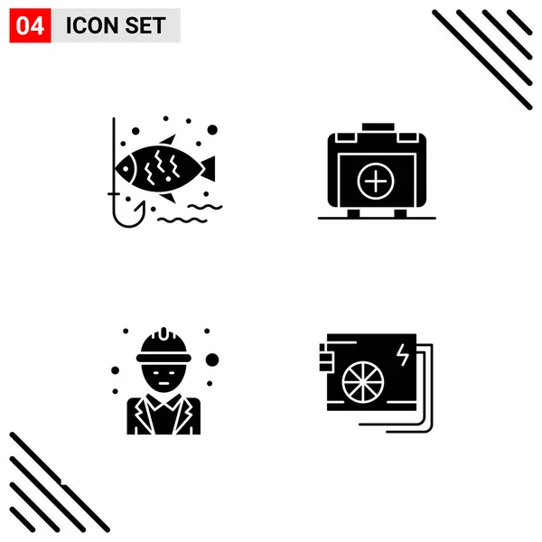 Set Universal Creative Icons Simply Vector Illustrations Web Mobile Apps — Stock Vector