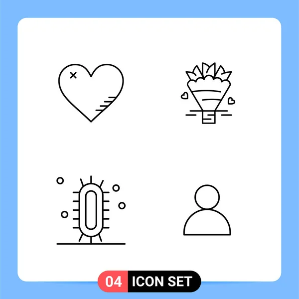 Conjunto Iconos Creativos Universales Simplemente Vector Ilustraciones Para Aplicaciones Web — Archivo Imágenes Vectoriales