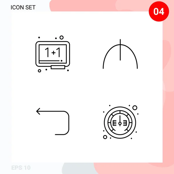 Set de 25 iconos de negocio universales Vector — Vector de stock