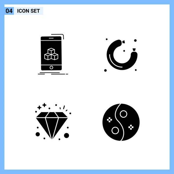 Conjunto de 16 iconos universales Vector de negocios — Vector de stock