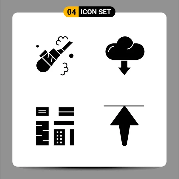 Set Universal Creative Icons Simply Vector Illustrations Web Mobile Apps — Stock Vector