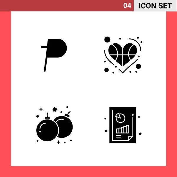 Set Dari Ikon Kreatif Universal Cukup Ilustrasi Vektor Untuk Aplikasi - Stok Vektor