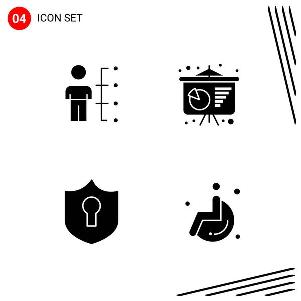 Set Universal Creative Icons Simply Vector Illustrations Web Mobile Apps — Stock Vector