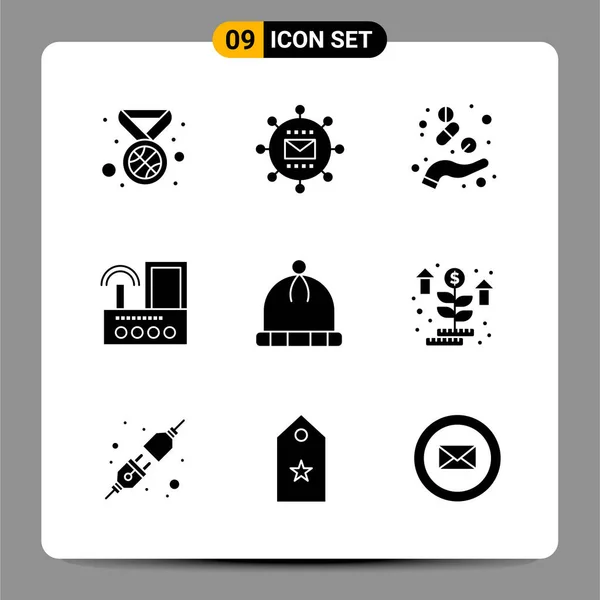 Set Universele Creatieve Iconen Vectorillustratie — Stockvector