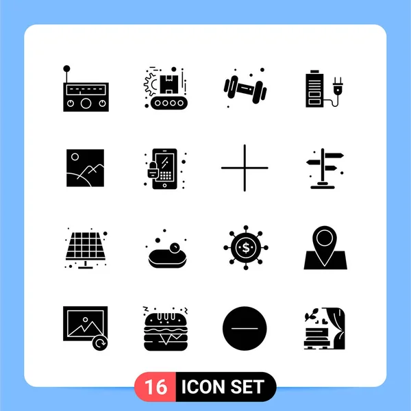 Conjunto Iconos Creativos Universales Simplemente Vector Ilustraciones Para Aplicaciones Web — Archivo Imágenes Vectoriales