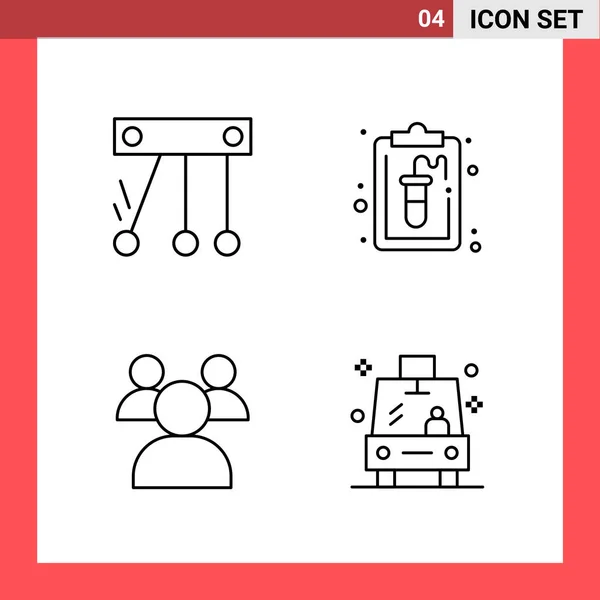 Set de 25 iconos de negocio universales Vector — Vector de stock