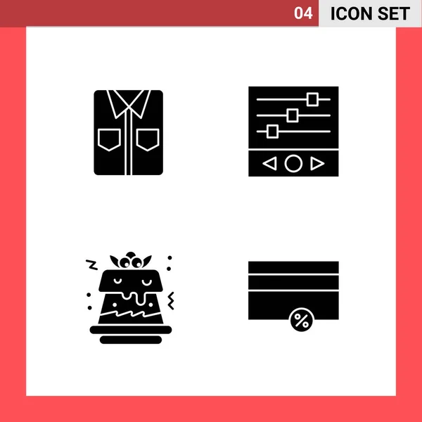 Conjunto Iconos Creativos Universales Simplemente Vector Ilustraciones Para Aplicaciones Web — Vector de stock