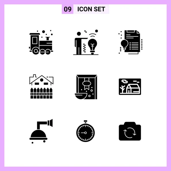 Conjunto Iconos Creativos Universales Simplemente Vector Ilustraciones Para Aplicaciones Web — Vector de stock