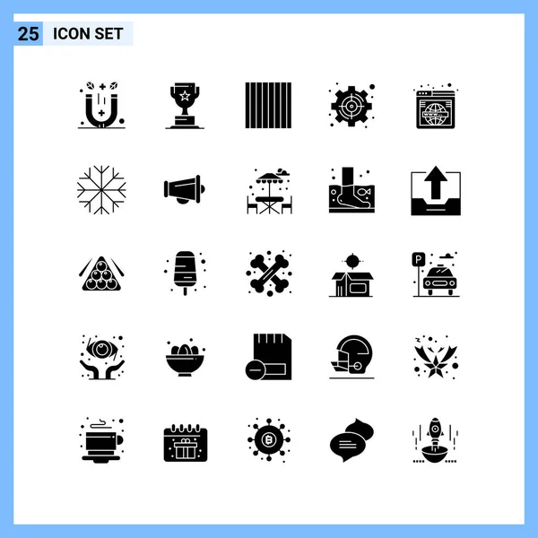 Conjunto Iconos Creativos Universales Simplemente Vector Ilustraciones Para Aplicaciones Web — Vector de stock