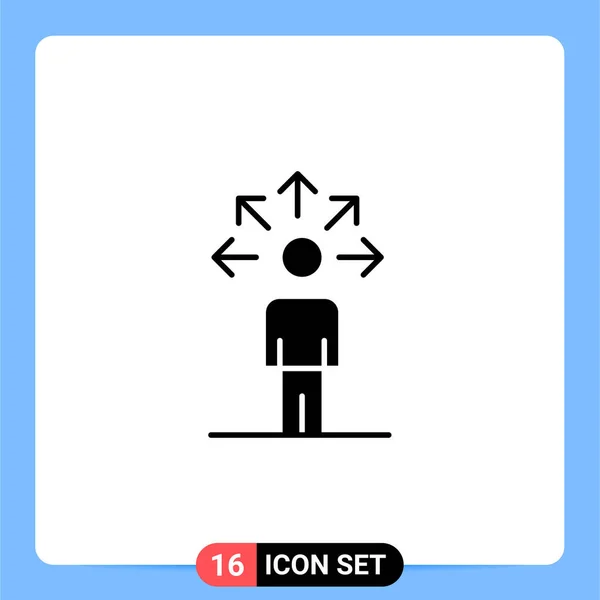 Set de 25 iconos de negocio universales Vector — Vector de stock