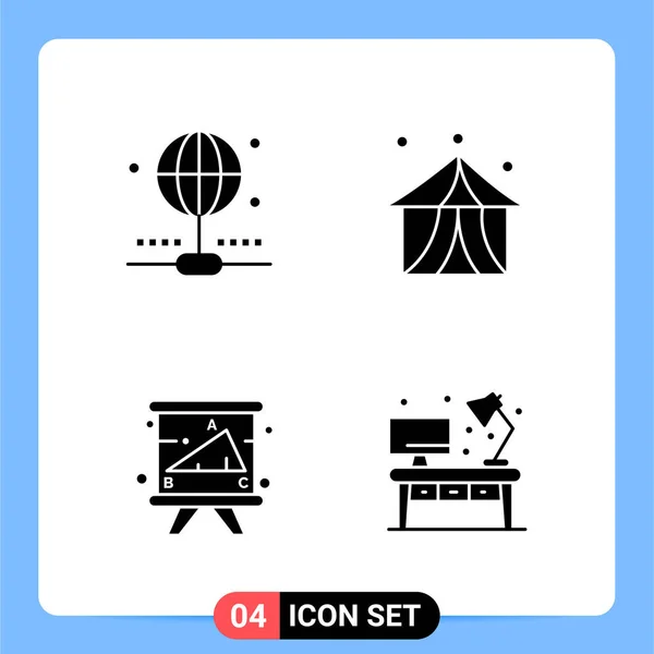 Conjunto Iconos Creativos Universales Simplemente Vector Ilustraciones Para Aplicaciones Web — Archivo Imágenes Vectoriales