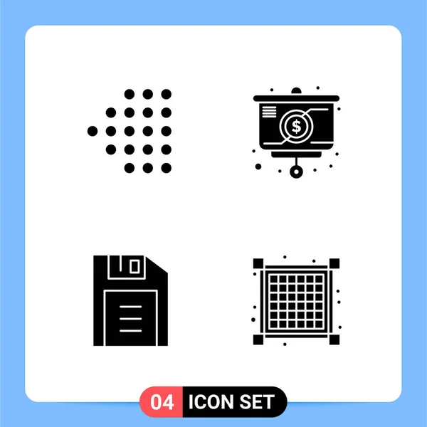 Conjunto Iconos Creativos Universales Simplemente Vector Ilustraciones Para Aplicaciones Web — Archivo Imágenes Vectoriales