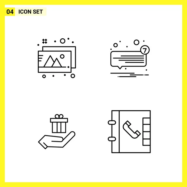 Conjunto de 25 Ícones de Negócios Universais Vector —  Vetores de Stock