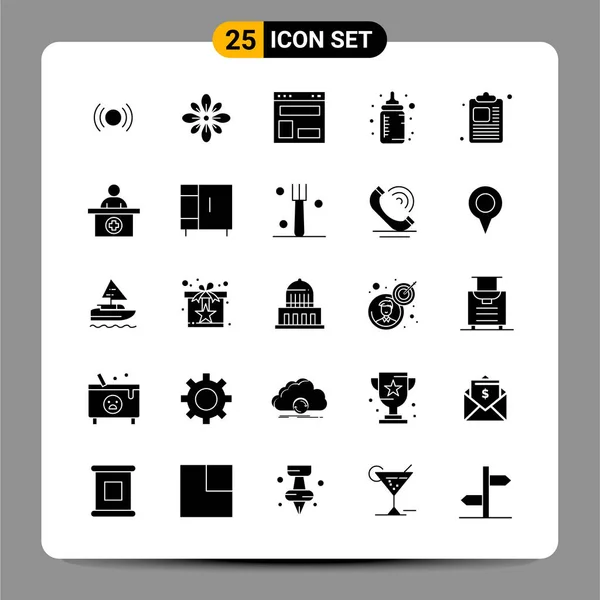 Set Universal Creative Icons Simply Vector Illustrations Web Mobile Apps — Stock Vector