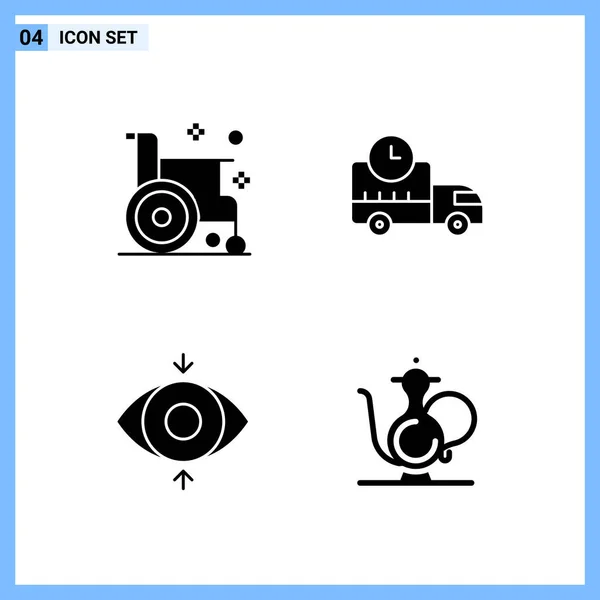 Conjunto Iconos Creativos Universales Simplemente Vector Ilustraciones Para Aplicaciones Web — Vector de stock