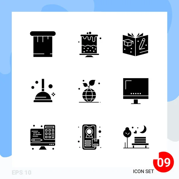 Conjunto Iconos Creativos Universales Simplemente Vector Ilustraciones Para Aplicaciones Web — Archivo Imágenes Vectoriales