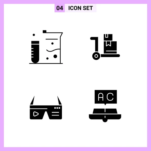 Set Universal Creative Icons Simply Vector Illustrations Web Mobile Apps — Stock Vector