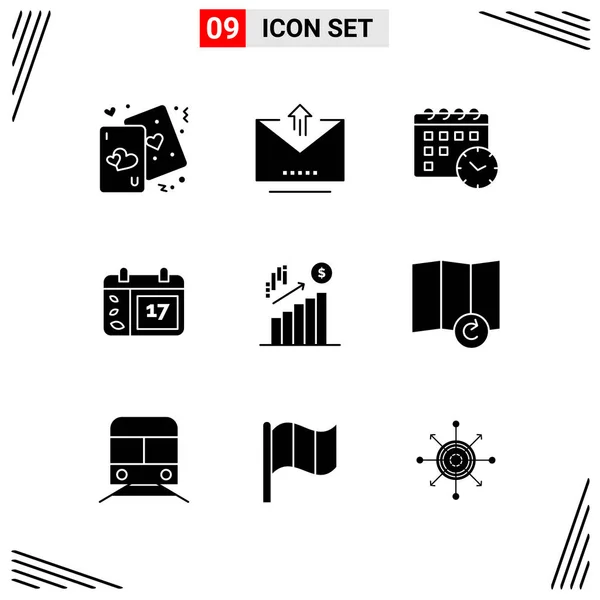 Conjunto Iconos Creativos Universales Simplemente Vector Ilustraciones Para Aplicaciones Web — Vector de stock