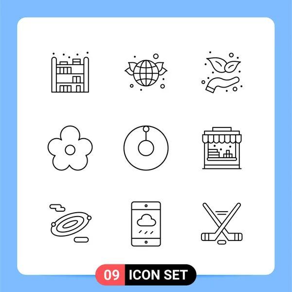 Conjunto Iconos Creativos Universales Simplemente Vector Ilustraciones Para Aplicaciones Web — Archivo Imágenes Vectoriales