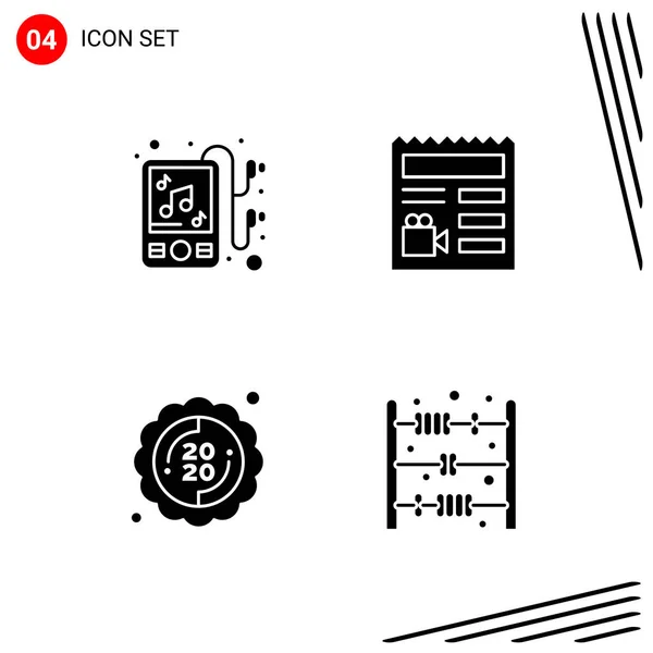 Set Universal Creative Icons Simply Vector Illustrations Web Mobile Apps — Stock Vector