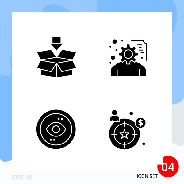 Set of 25 Universal Business Icons Vector — Stockový vektor