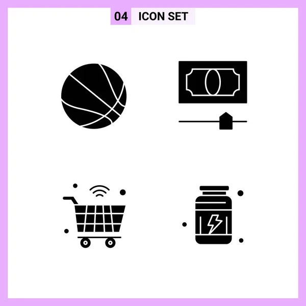 Set Universal Creative Icons Vector Illustration – stockvektor
